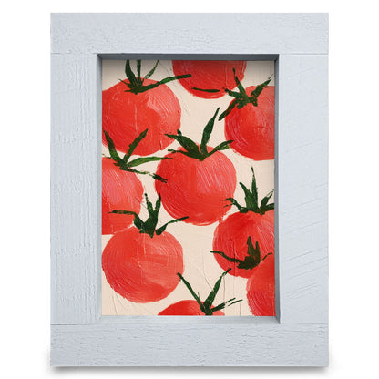 Fresh Tomatoes | Real Wood Framed Wall Art Print