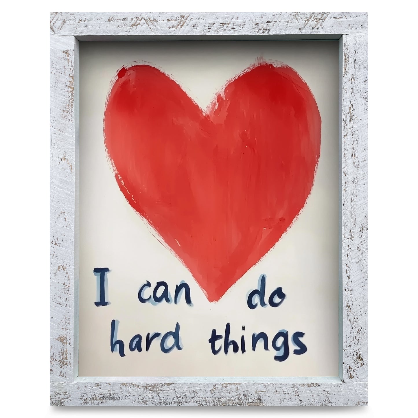 I Can Do Hard Things | Real Wood Framed Wall Art Print