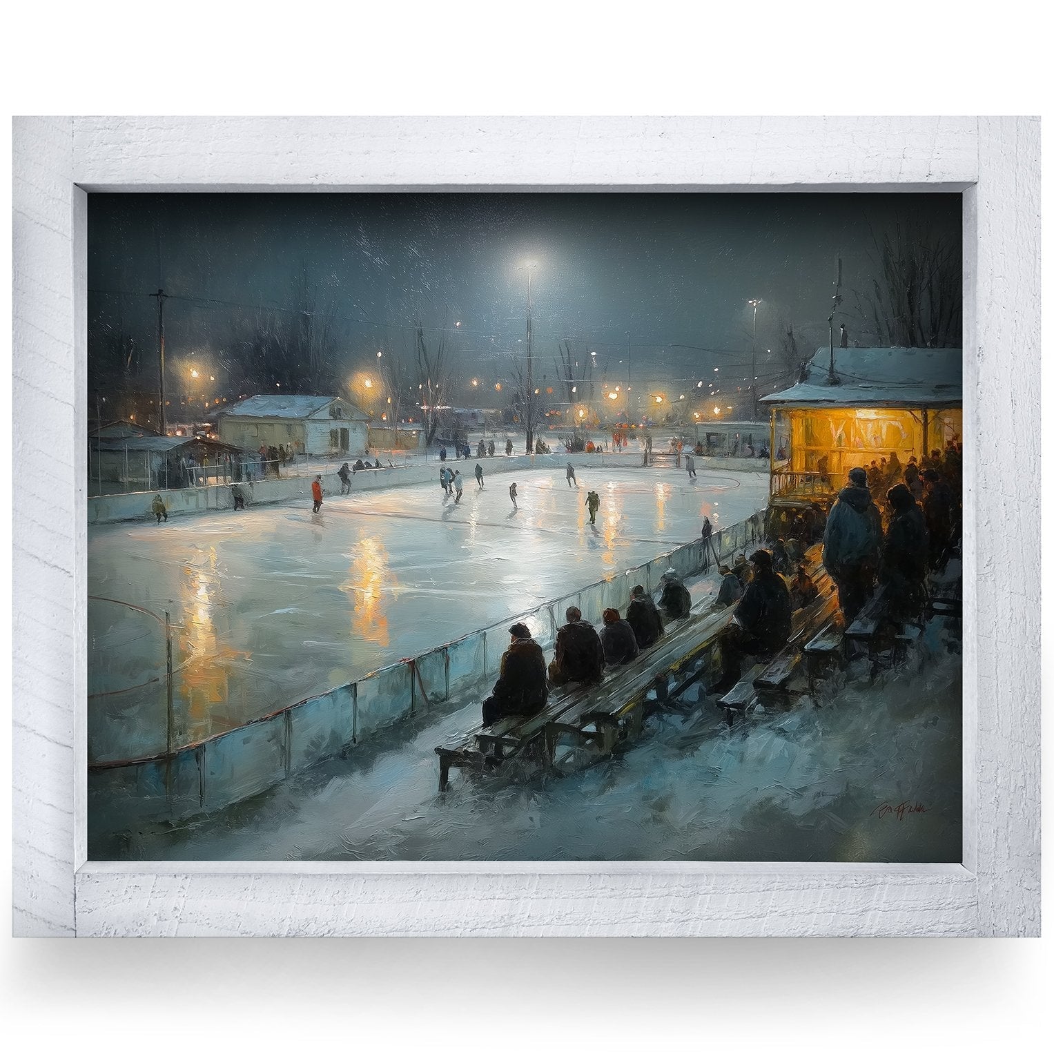 Rustic White frame