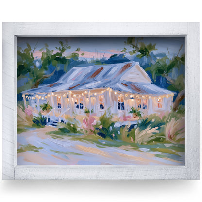 Rustic White frame