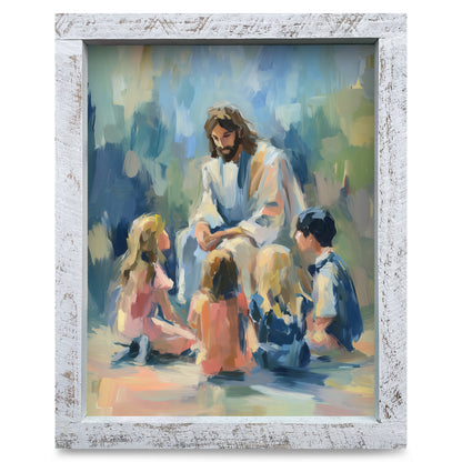 The Teacher | Real Wood Framed Wall Art Print