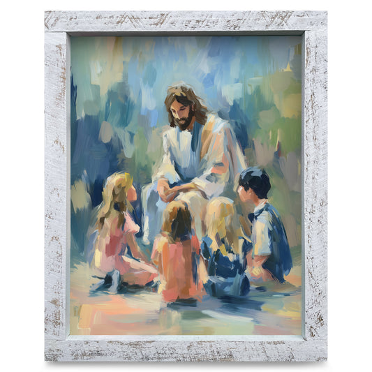 The Teacher | Real Wood Framed Wall Art Print