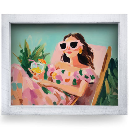 Rustic White frame