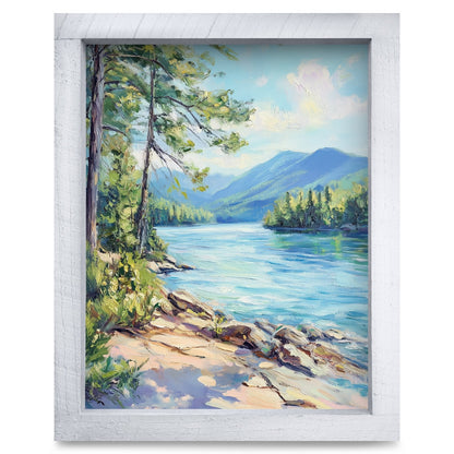 Rustic White frame