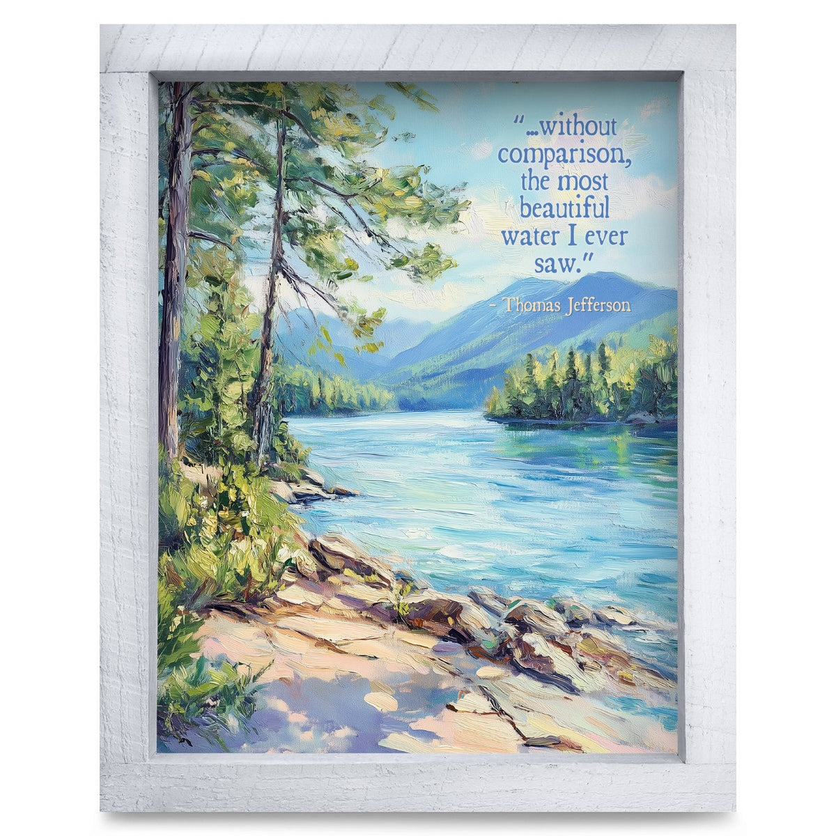 Rustic White frame