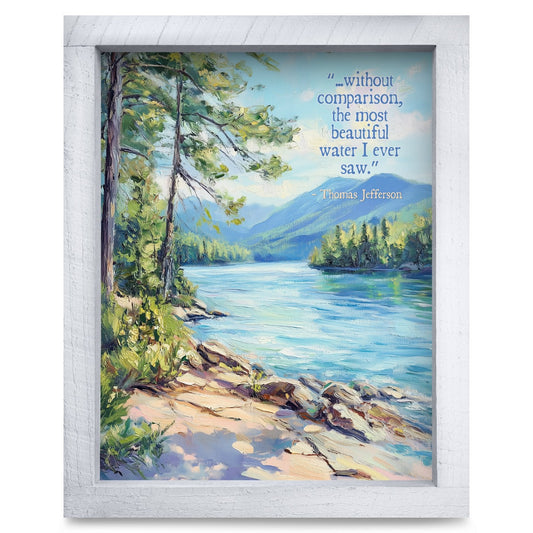 Rustic White frame
