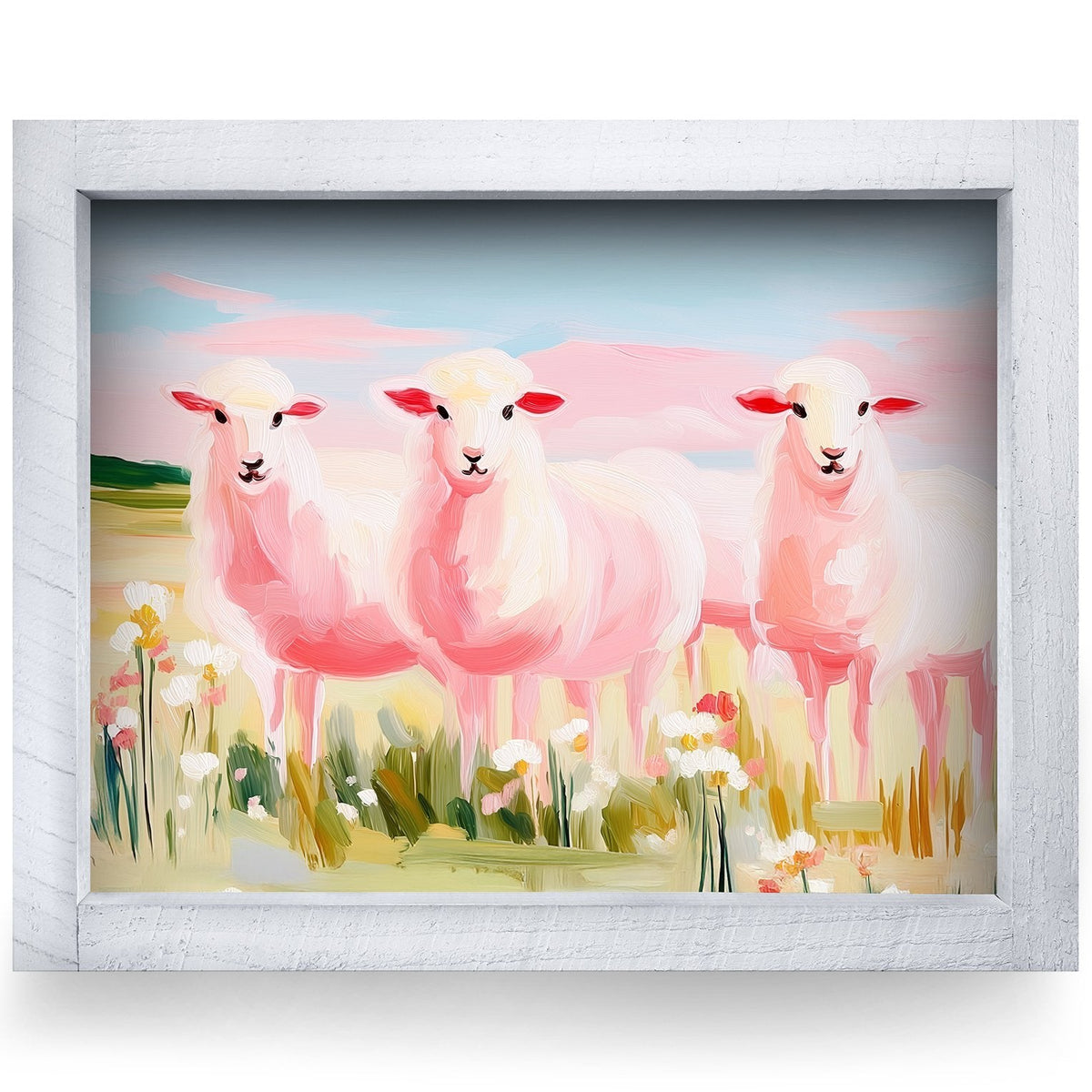 Rustic White frame