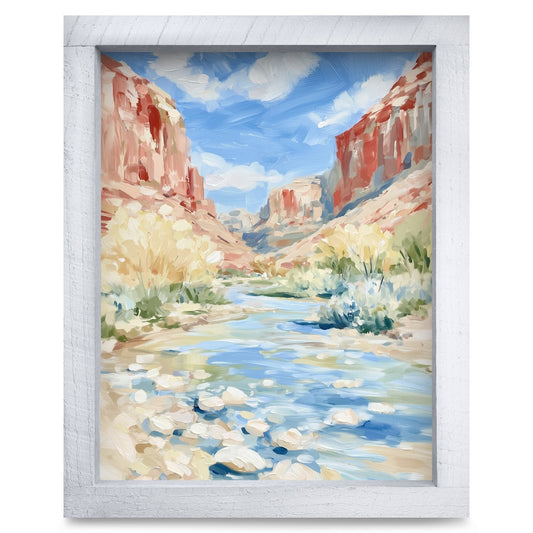 Rustic White frame