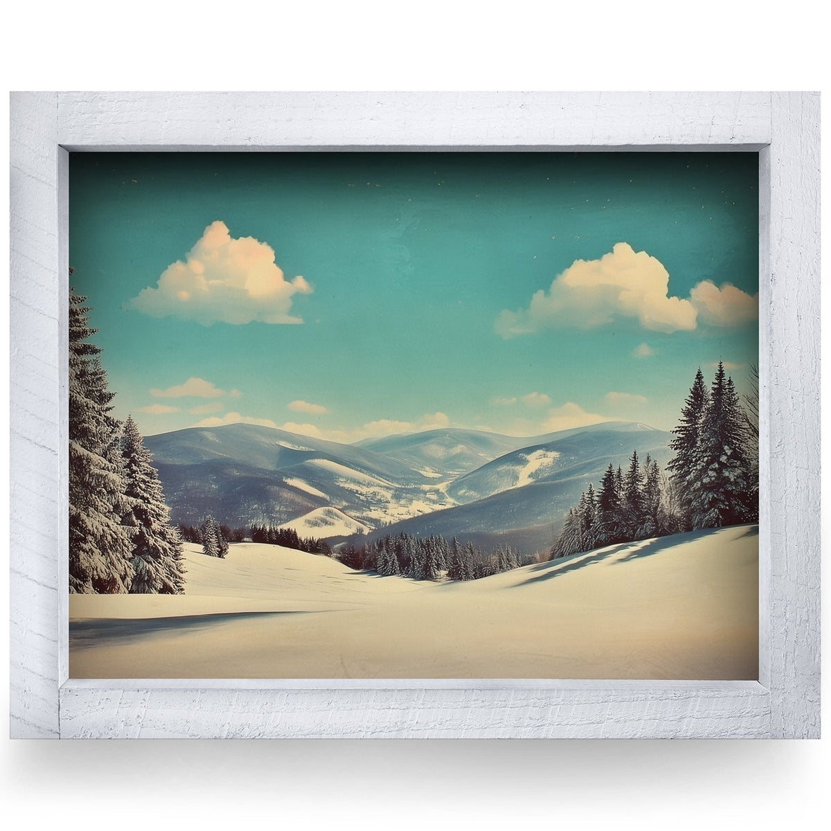 Rustic White frame