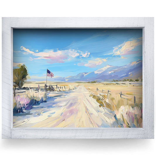 Rustic White frame