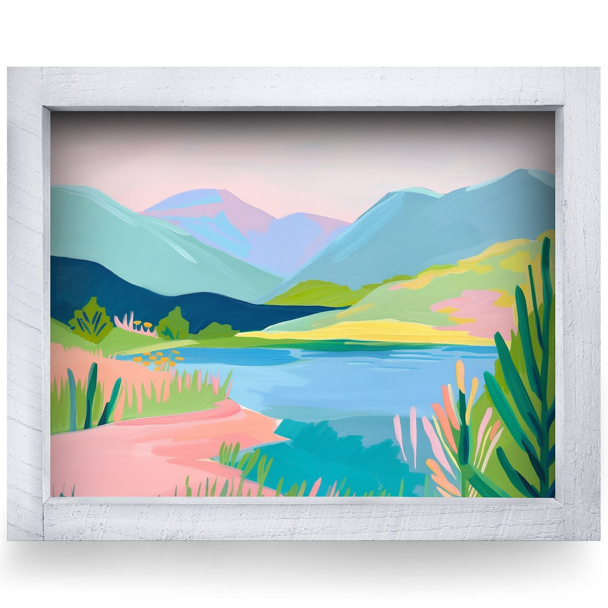 Rustic White frame