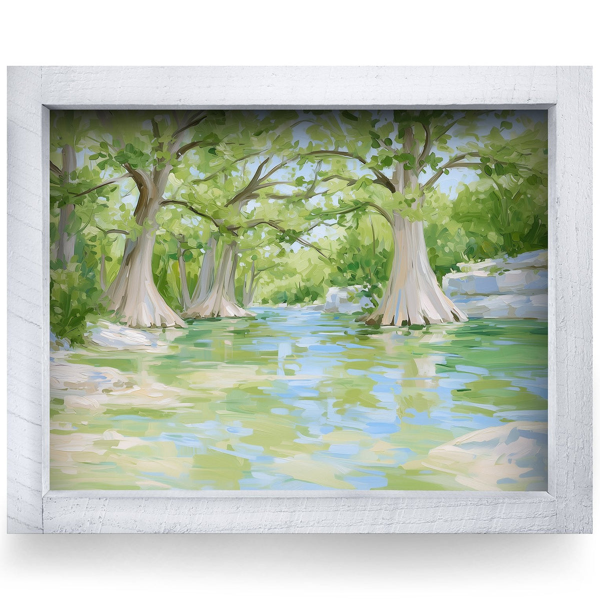 Rustic White frame