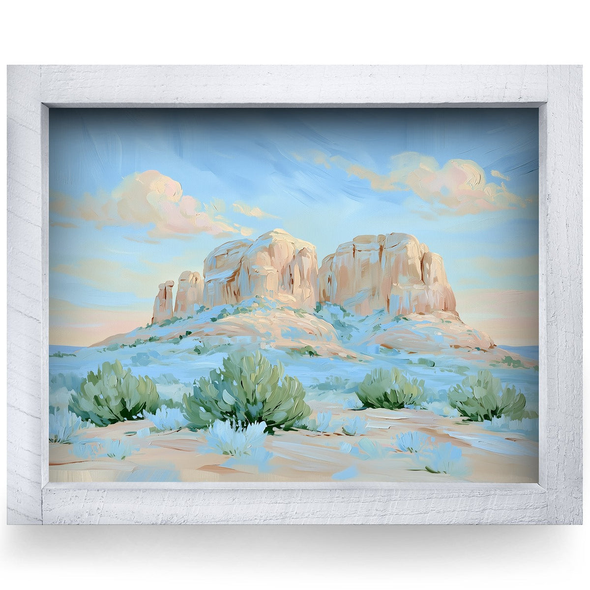 Rustic White frame