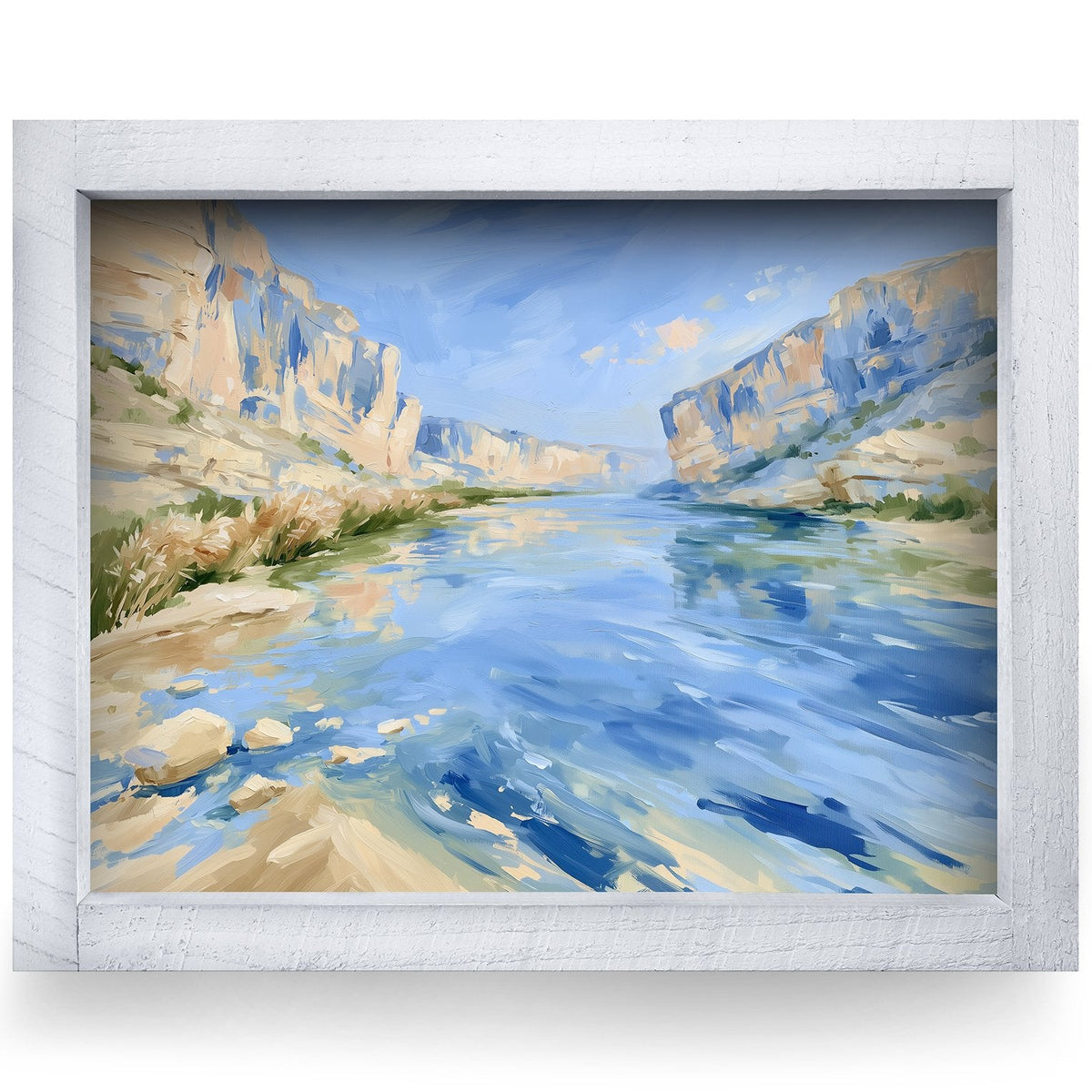 Rustic White frame