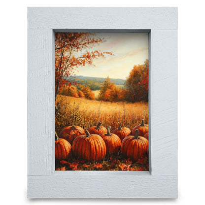 Autumn Glow | Real Wood Framed Wall Art Print