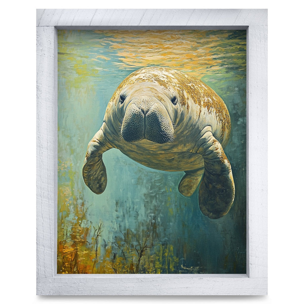 Rustic White frame