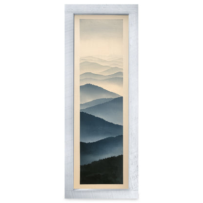 Smoky Mountain Mist | Real Wood Framed Wall Art Print