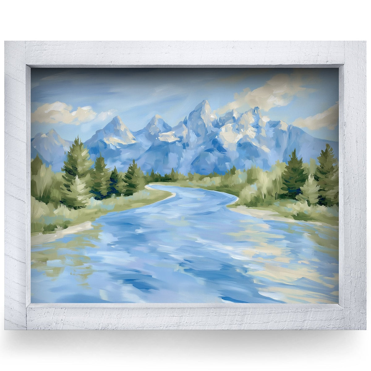Rustic White frame