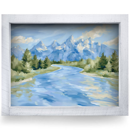 Rustic White frame