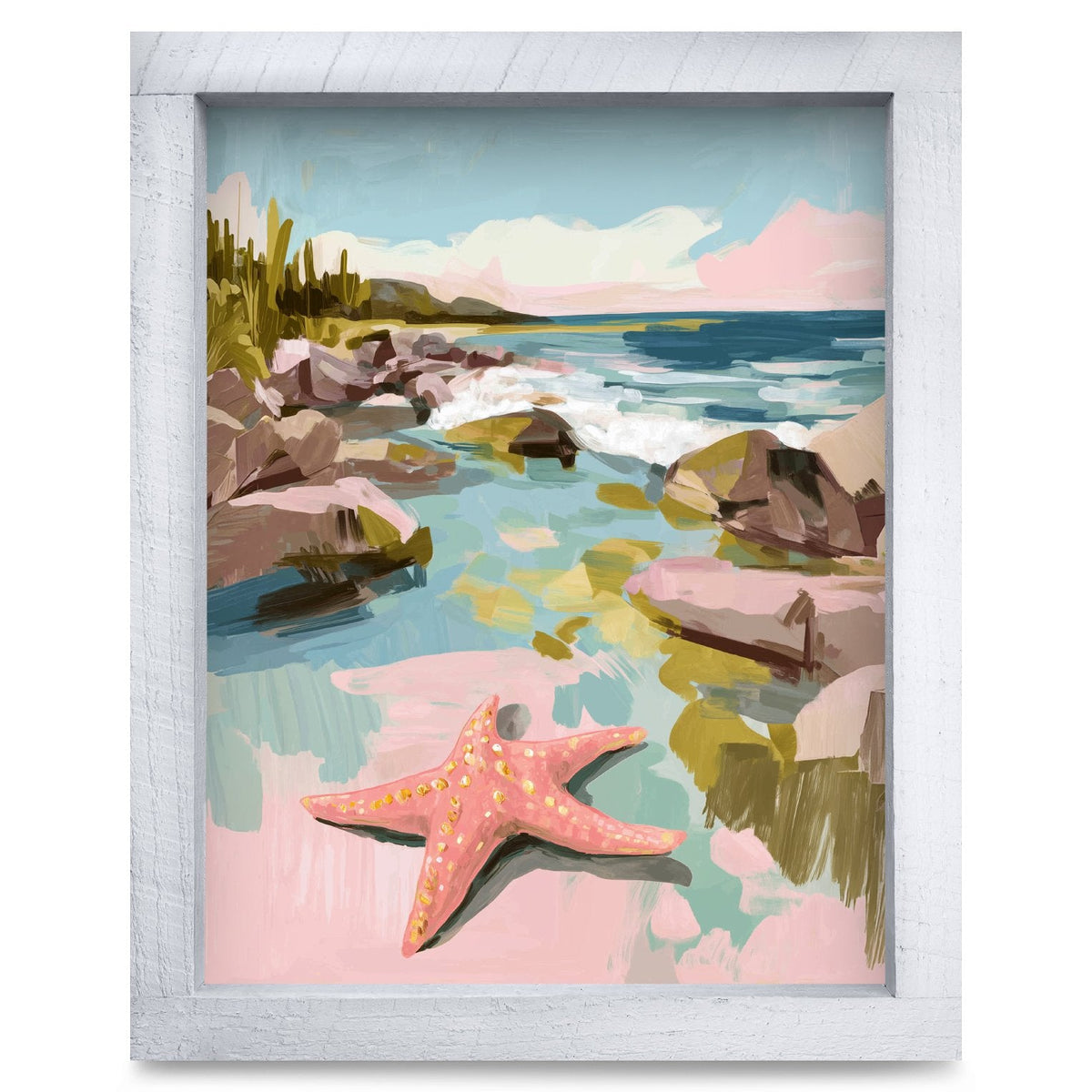 Rustic White frame