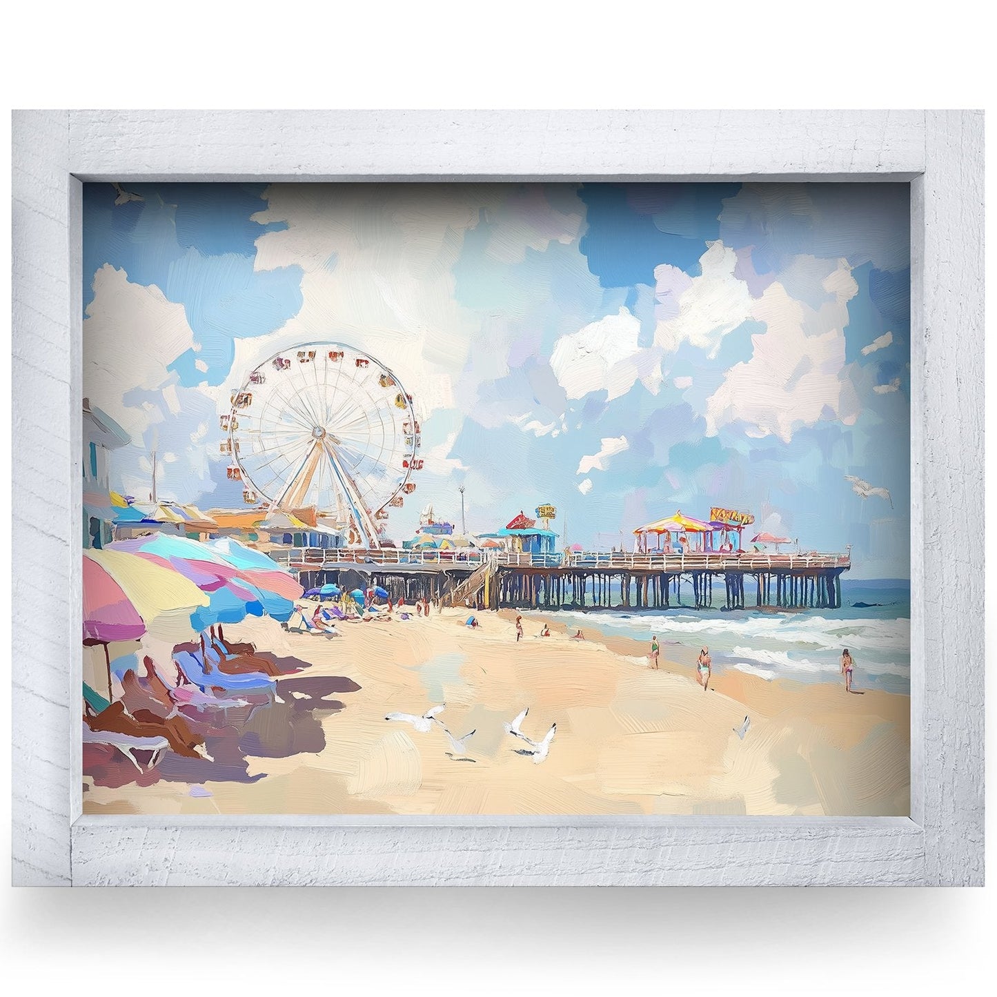 Rustic White frame