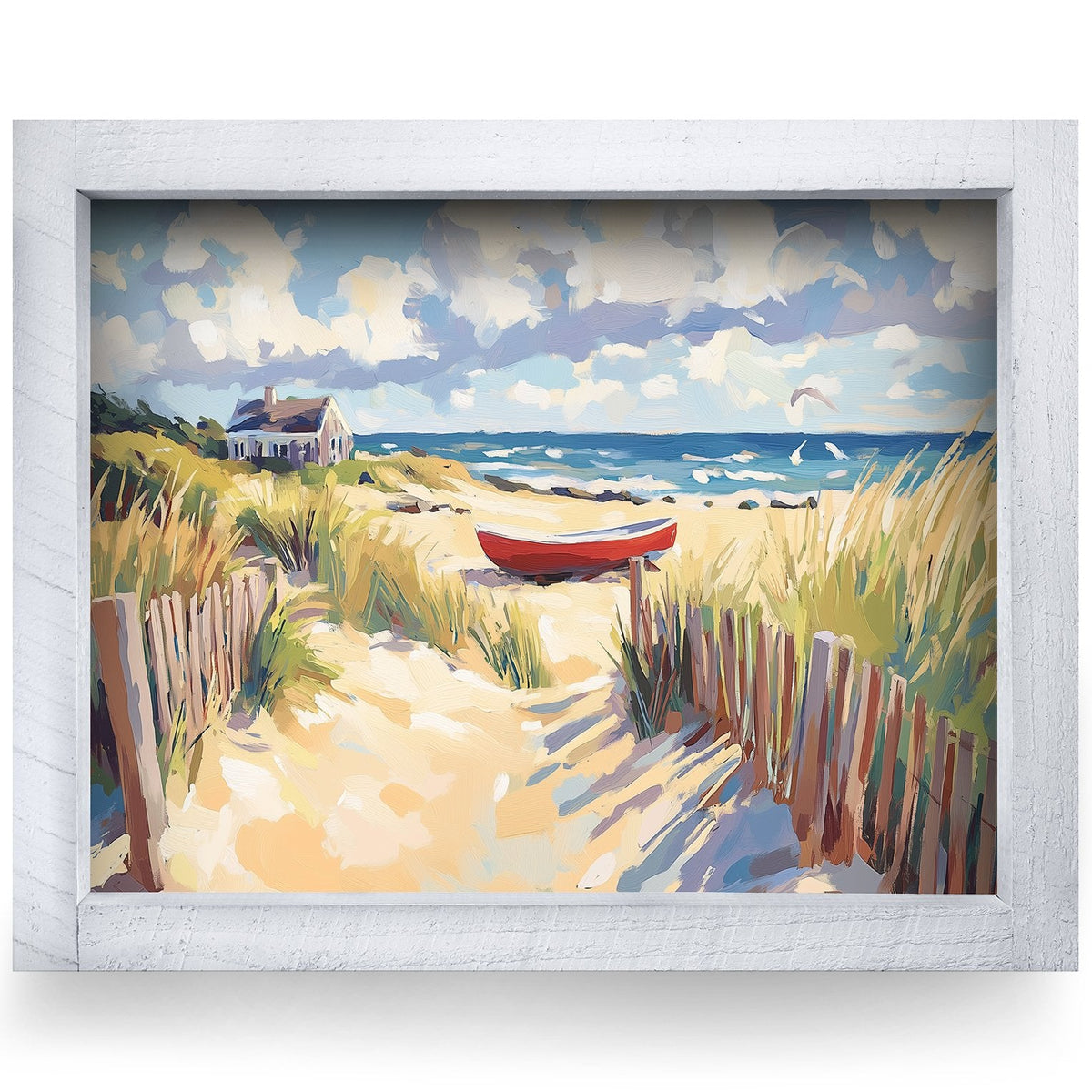 Rustic White frame