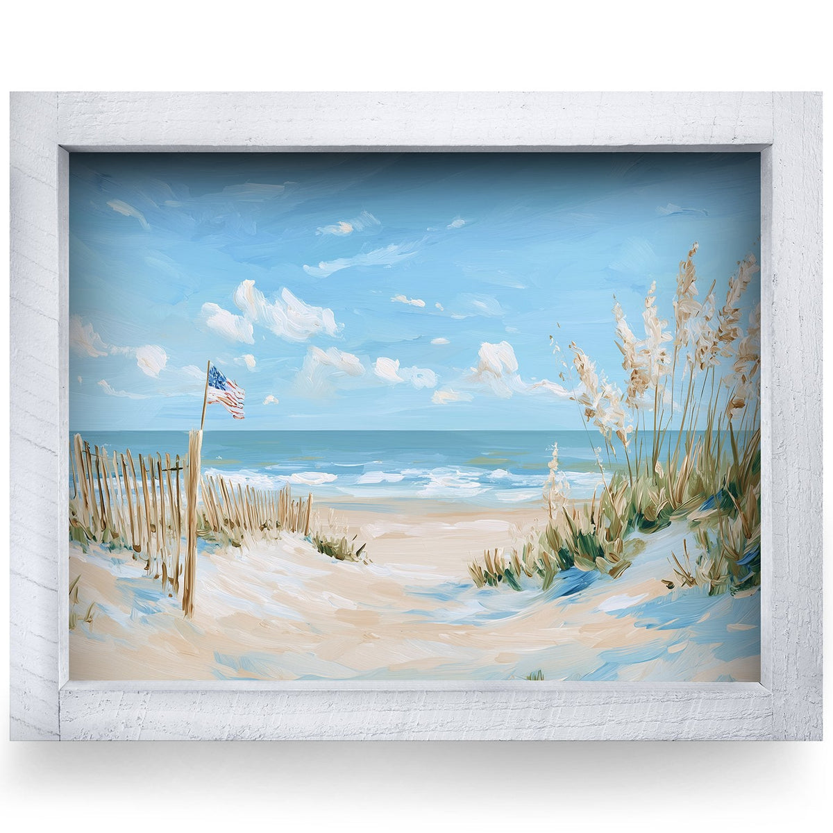 Rustic White frame