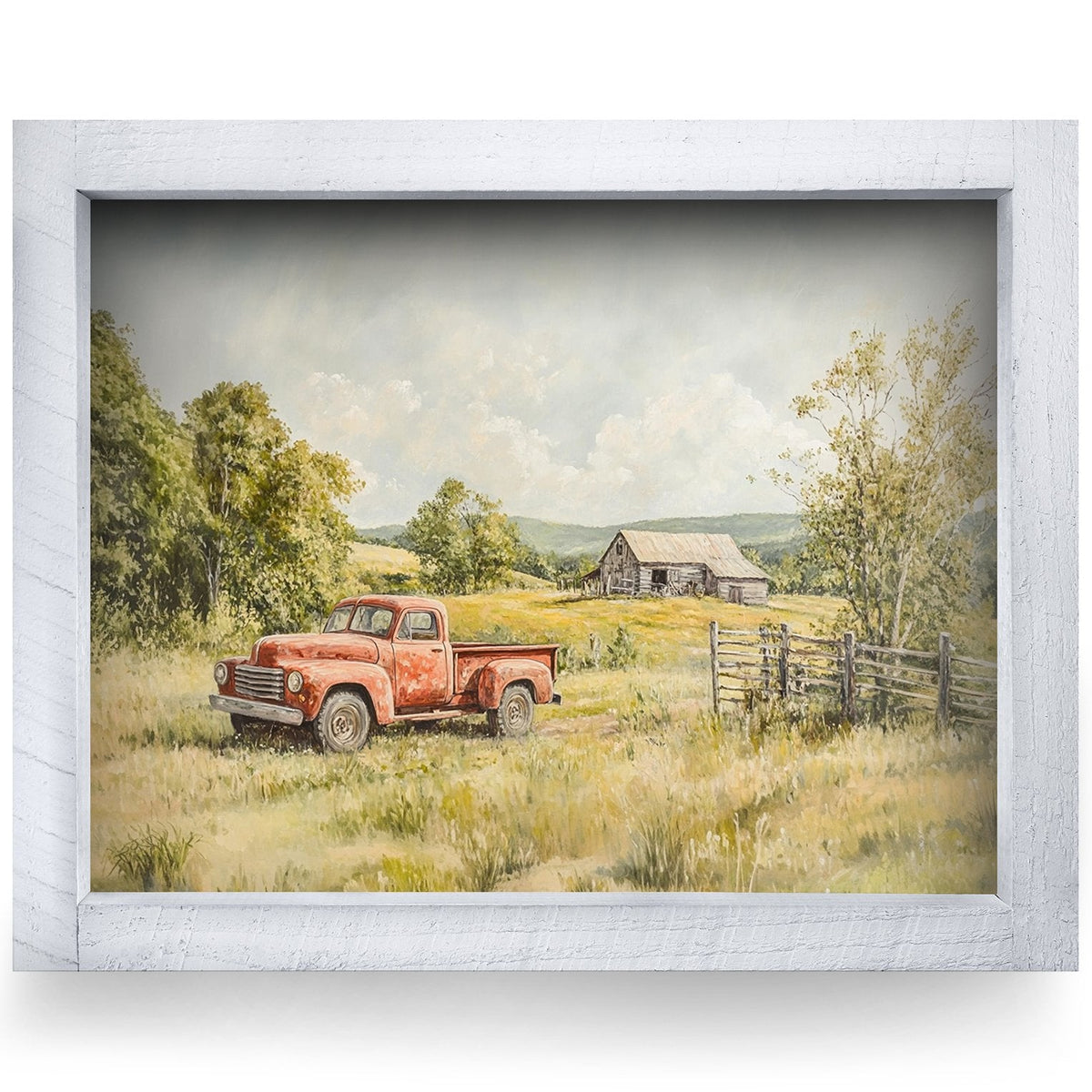Rustic White frame