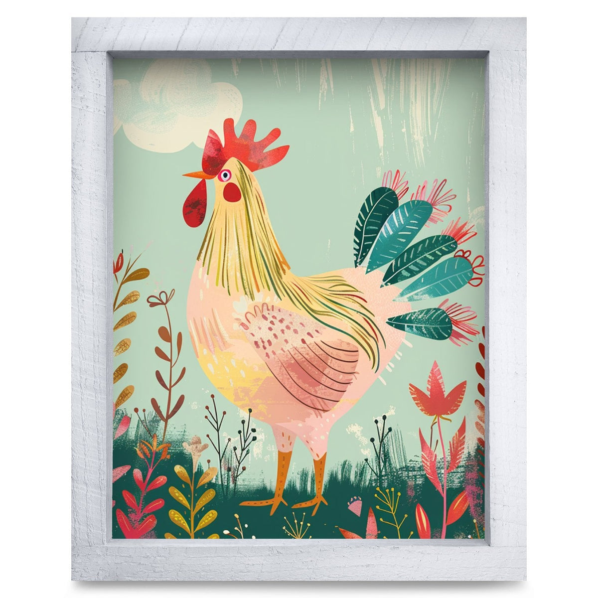 Rustic White frame