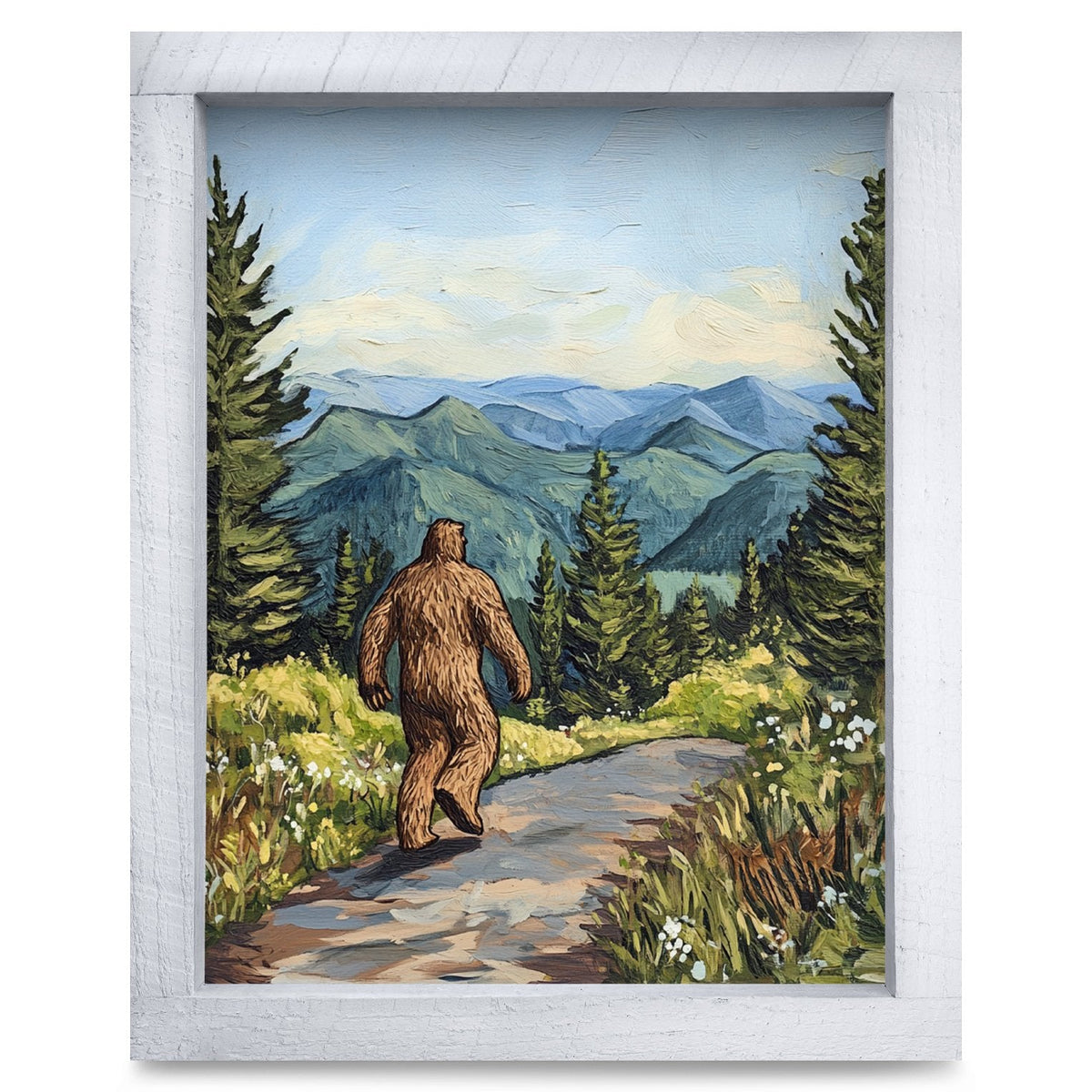 Rustic White frame