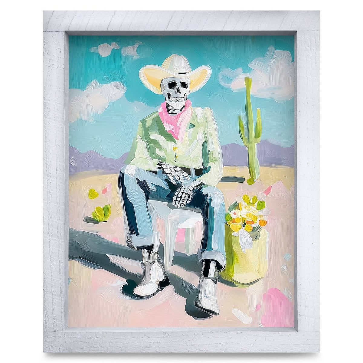Rustic White frame
