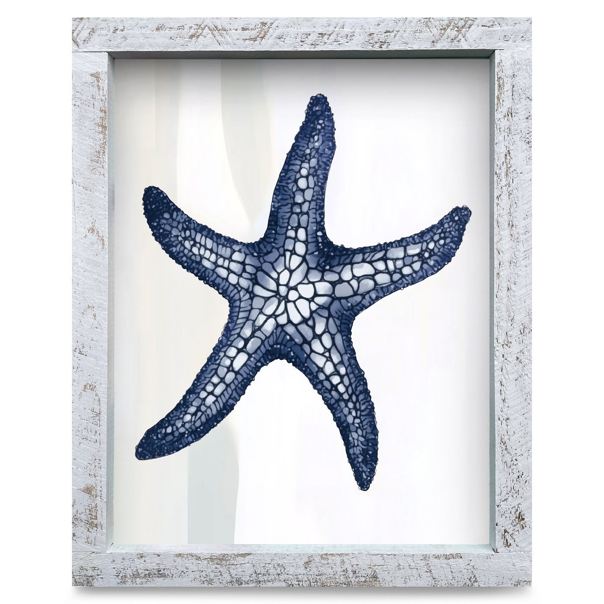 Colorful Starfish | Real Wood Framed Wall Art Print