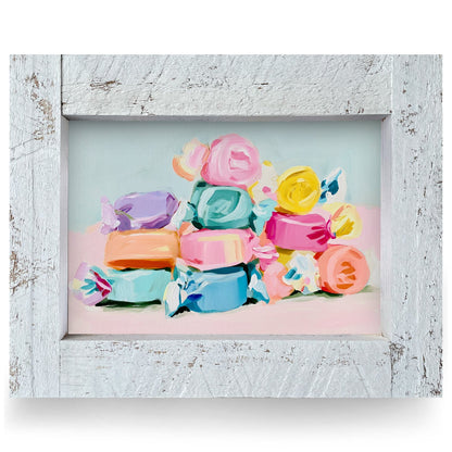 Salt Water Taffy | Real Wood Framed Wall Art Print