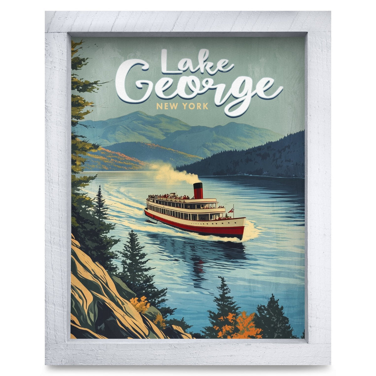 Rustic White frame