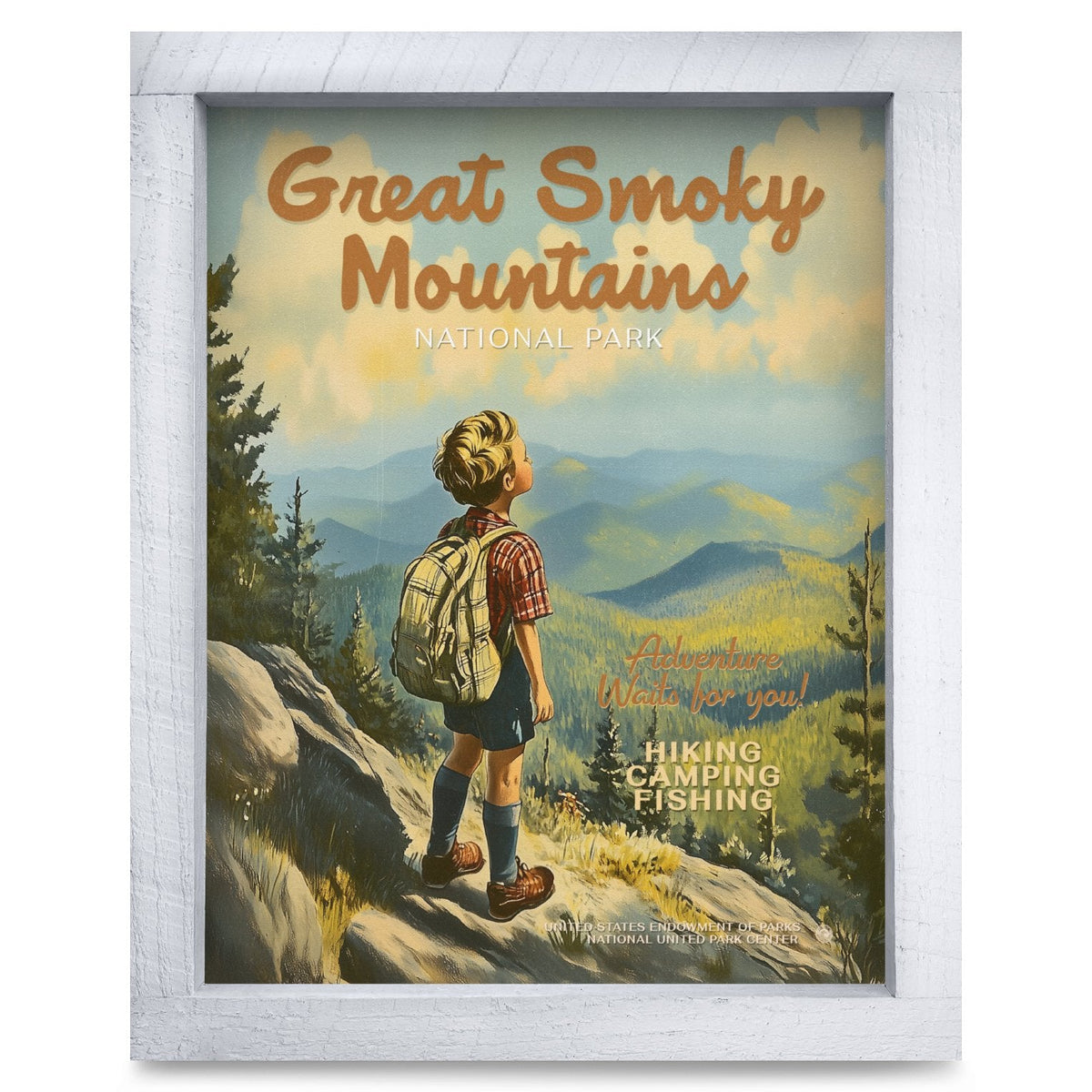 Rustic White frame