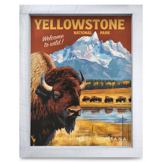 Rustic White frame