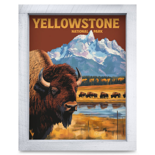 Rustic White frame