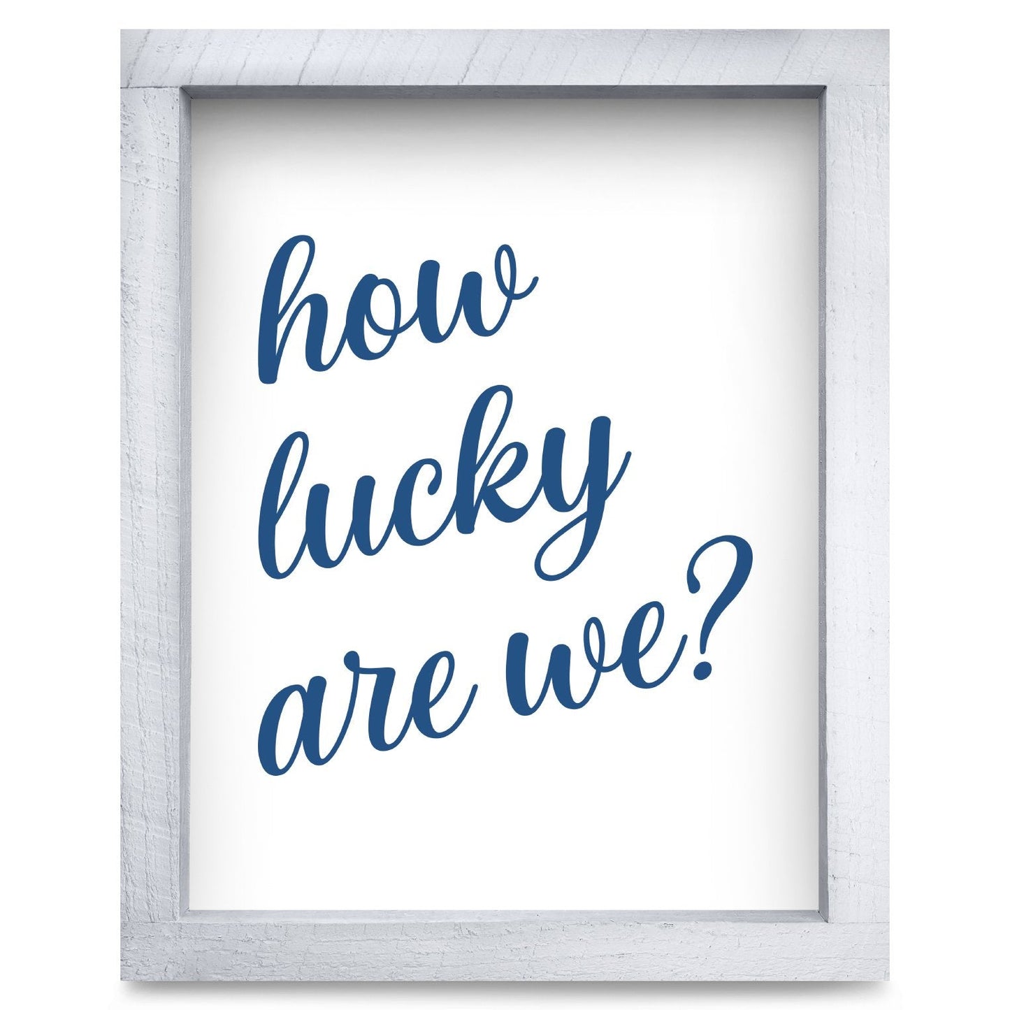 Rustic White frame