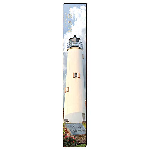 St. George Lighthouse Home Decor Art Print on Real Wood