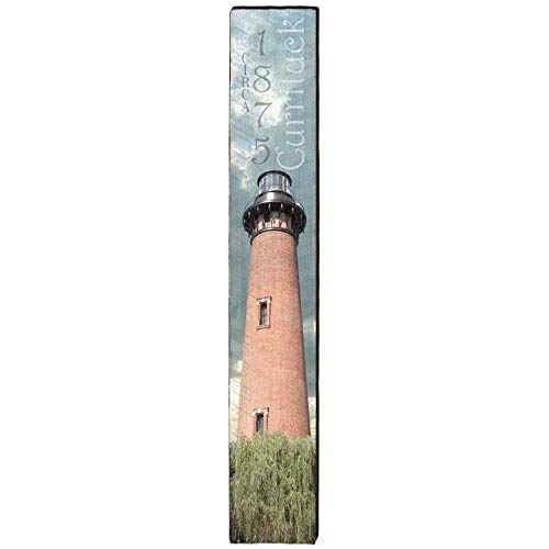 Currituck Lighthouse Home Decor Art Print on Real Wood