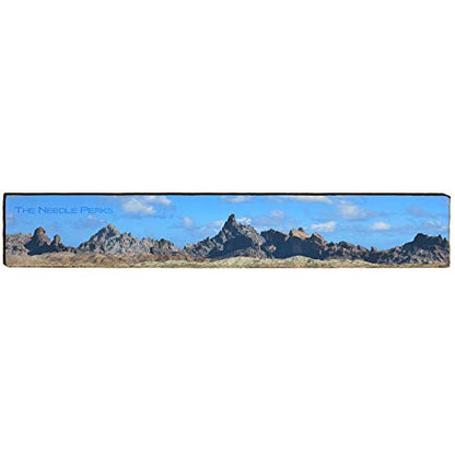 Needle Peaks, Arizona Landscape Home Decor Art Print on Real Wood