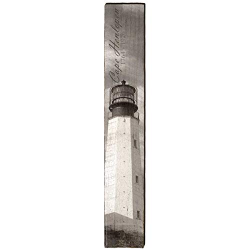 Cape Henlopen Tower Home Decor Art Print on Real Wood