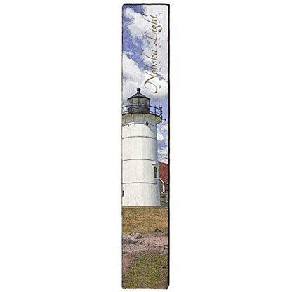 Nobska Lighthouse Home Decor Art Print on Real Wood