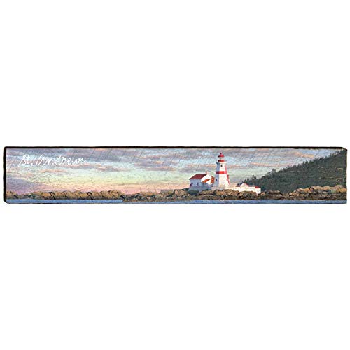 St. Andrews Lighthouse Home Decor Art Print on Real Wood