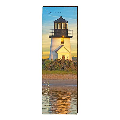 Hyannis Harbor Lighthouse Home Decor Art Print on Real Wood