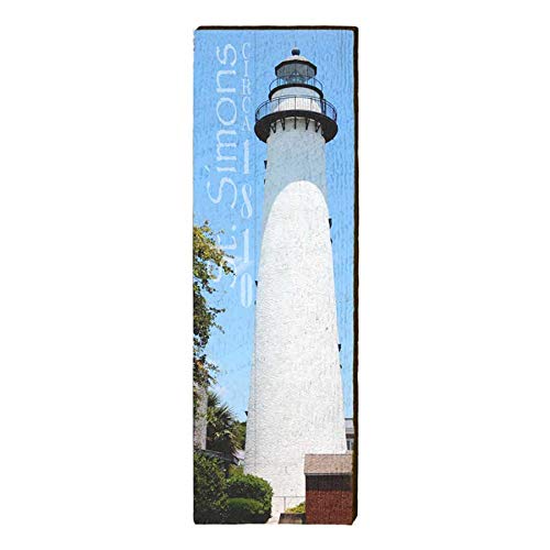 St. Simons Lighthouse Home Decor Art Print on Real Wood