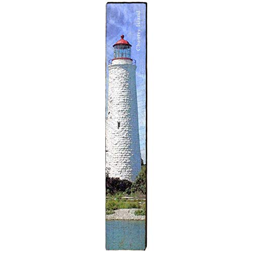 Chantry Island Lighthouse Home Decor Art Print on Real Wood