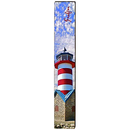 Grafton Lighthouse Home Decor Art Print on Real Wood