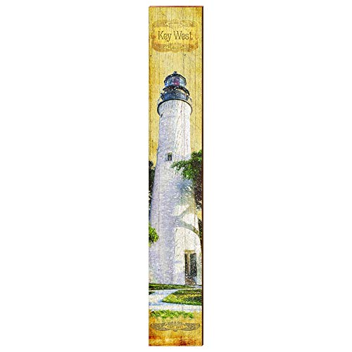 Key West Lighthouse Home Decor Art Print on Real Wood