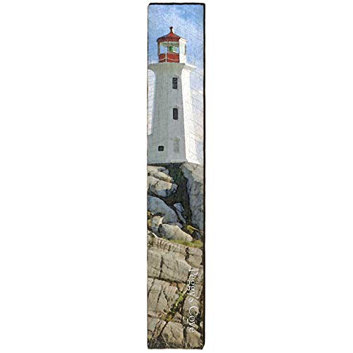 Peggy's Cove Lighthouse Home Decor Art Print on Real Wood